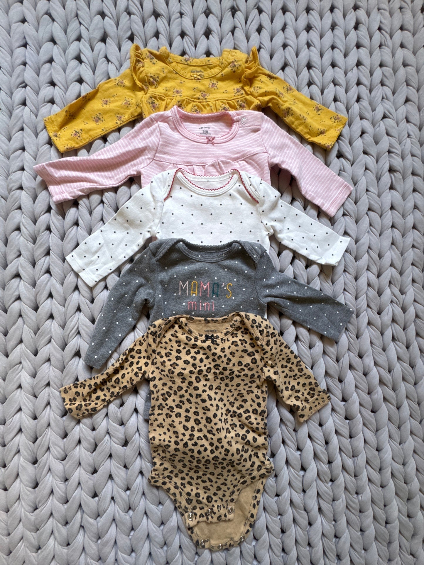 Seller #127 Carter's onesie bundle Girls size 3m