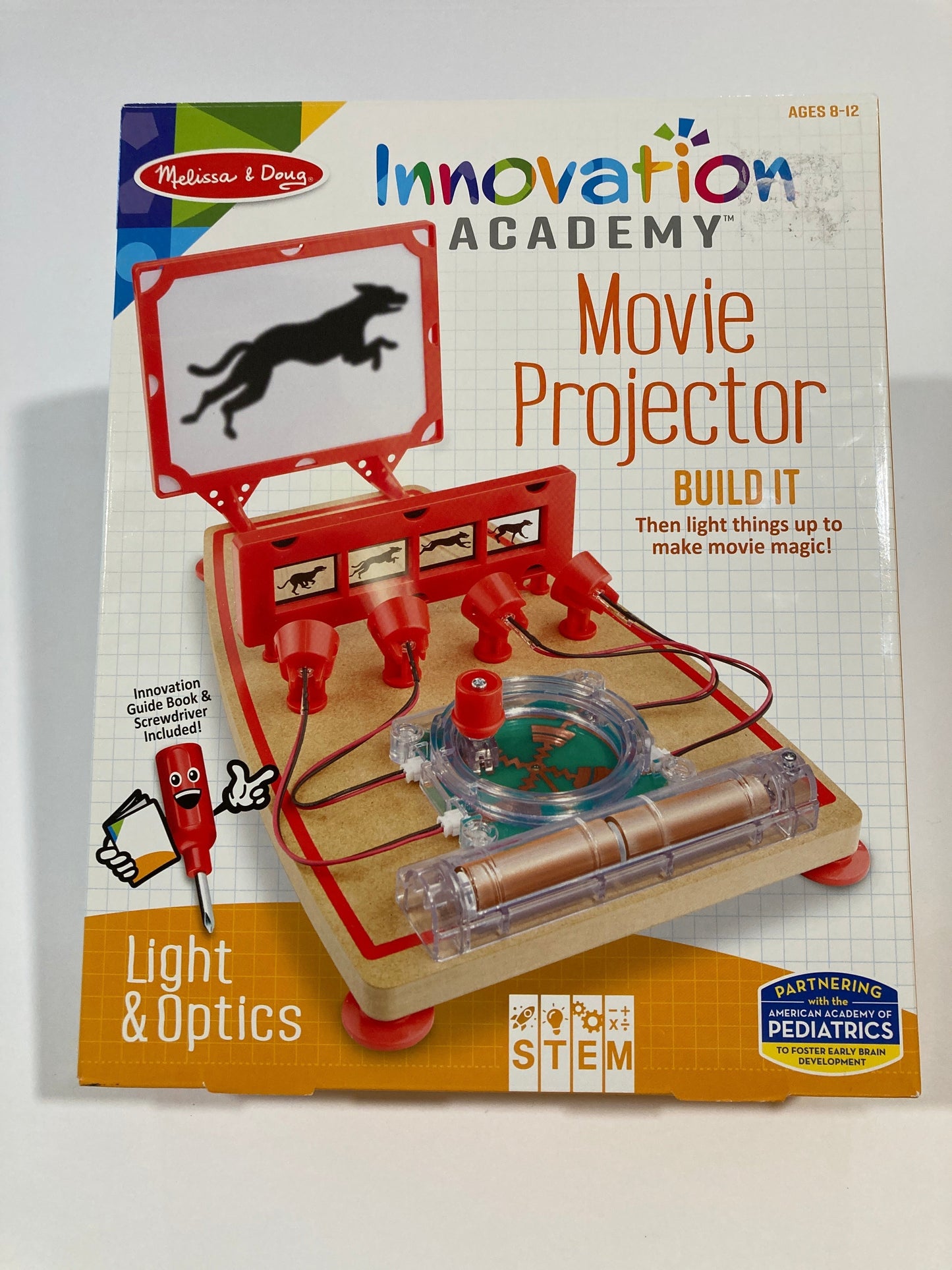 #119-REDUCED-Melissa and Doug Innovation Academy movie projector build kit
