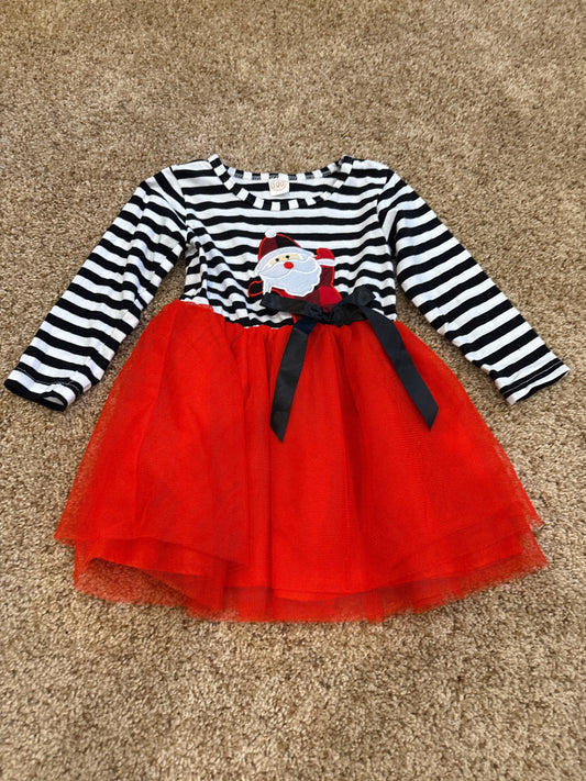 #47 Santa dress, girls 2t