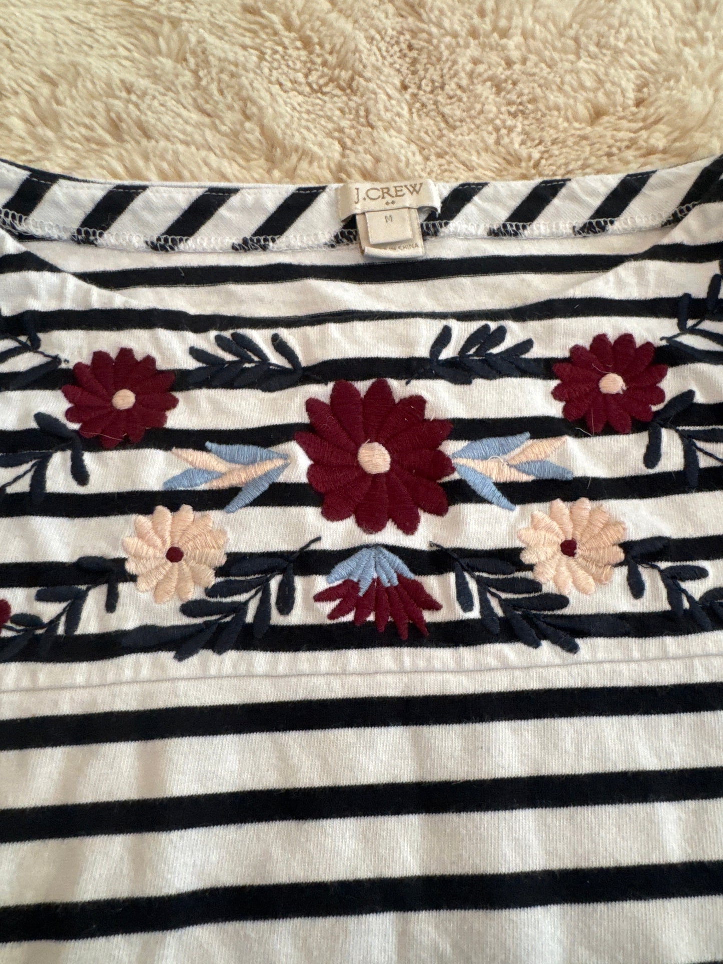 Seller 108 Women’s (M) Jcrew embroidered shirt. So pretty on EUC