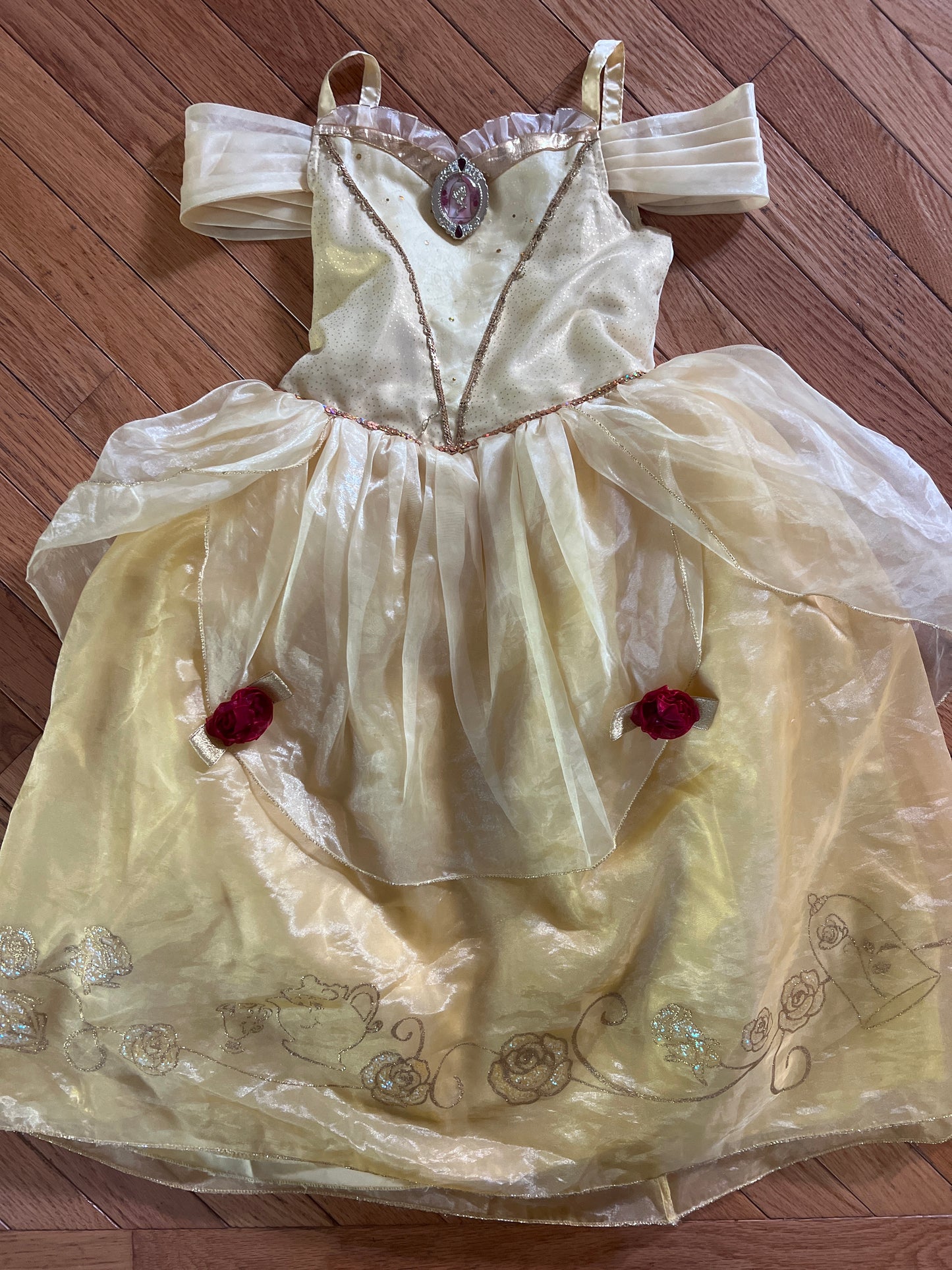 89A Disney belle costume size 5/6