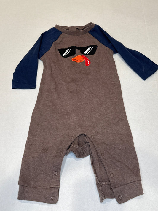 #44 turkey john john 6-9 mo