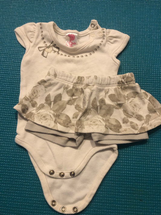 3-6m Pulla Bulla outfit