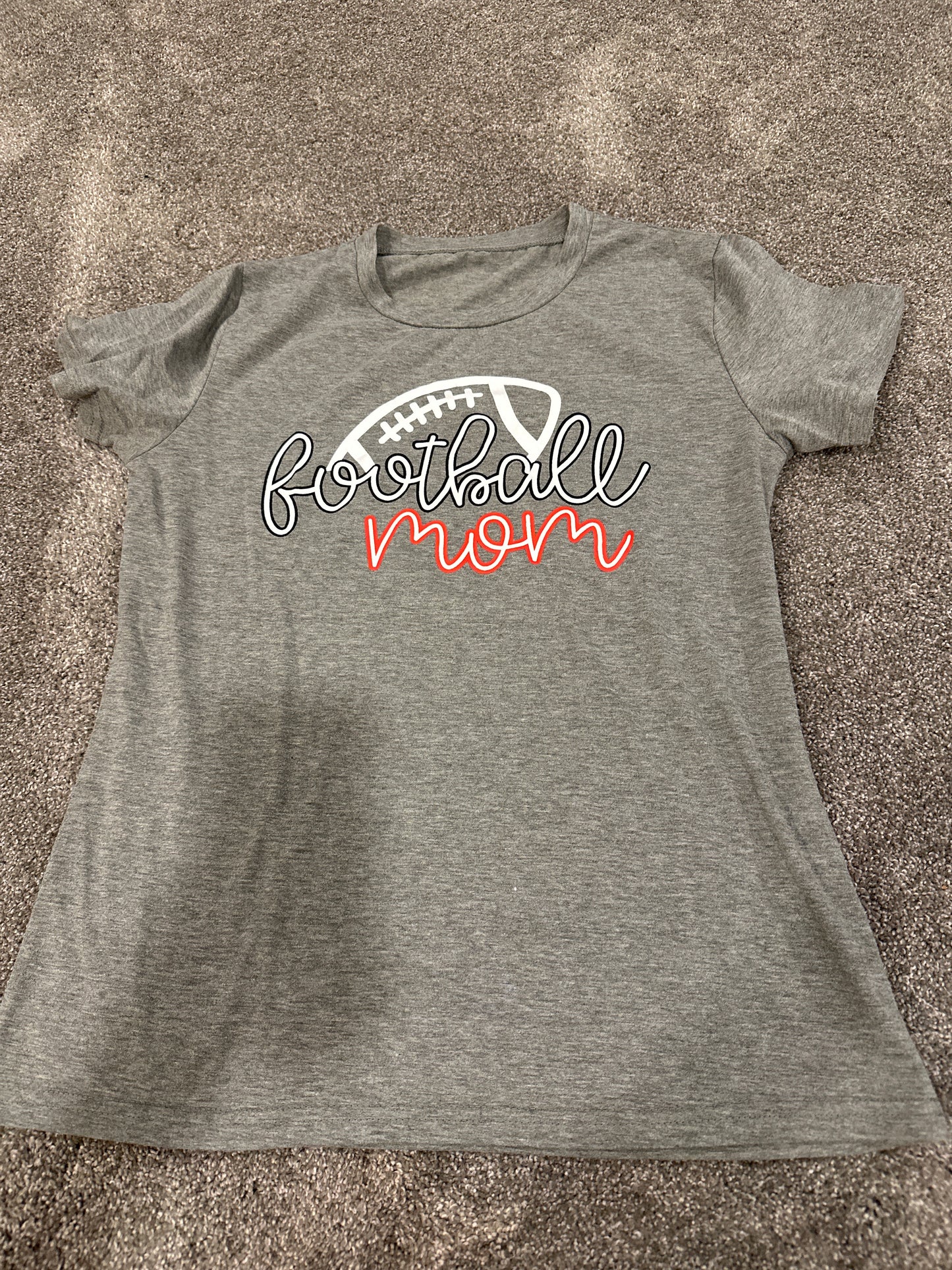 81A Football Mom Sz Small Tshirt