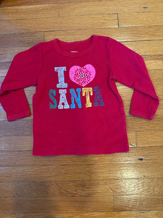 Seller #127 Carters Santa shirt size 9m