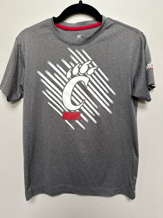 #130 UC Boys sz 12-14 Dryfit Tshirt University of Cincinnati