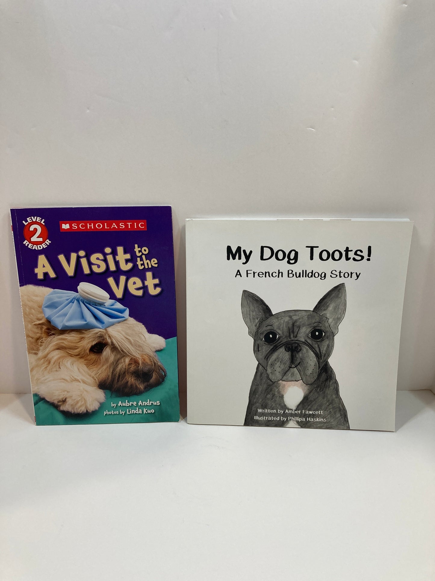 #99-Dog Book Lot-My Dog Toots & Level 2 A Visit to the Vet