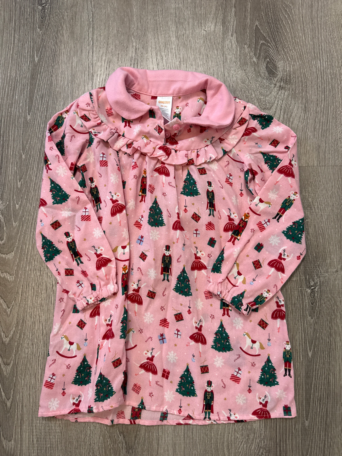 #149 Girls 4T Gymboree nutcracker nightgown