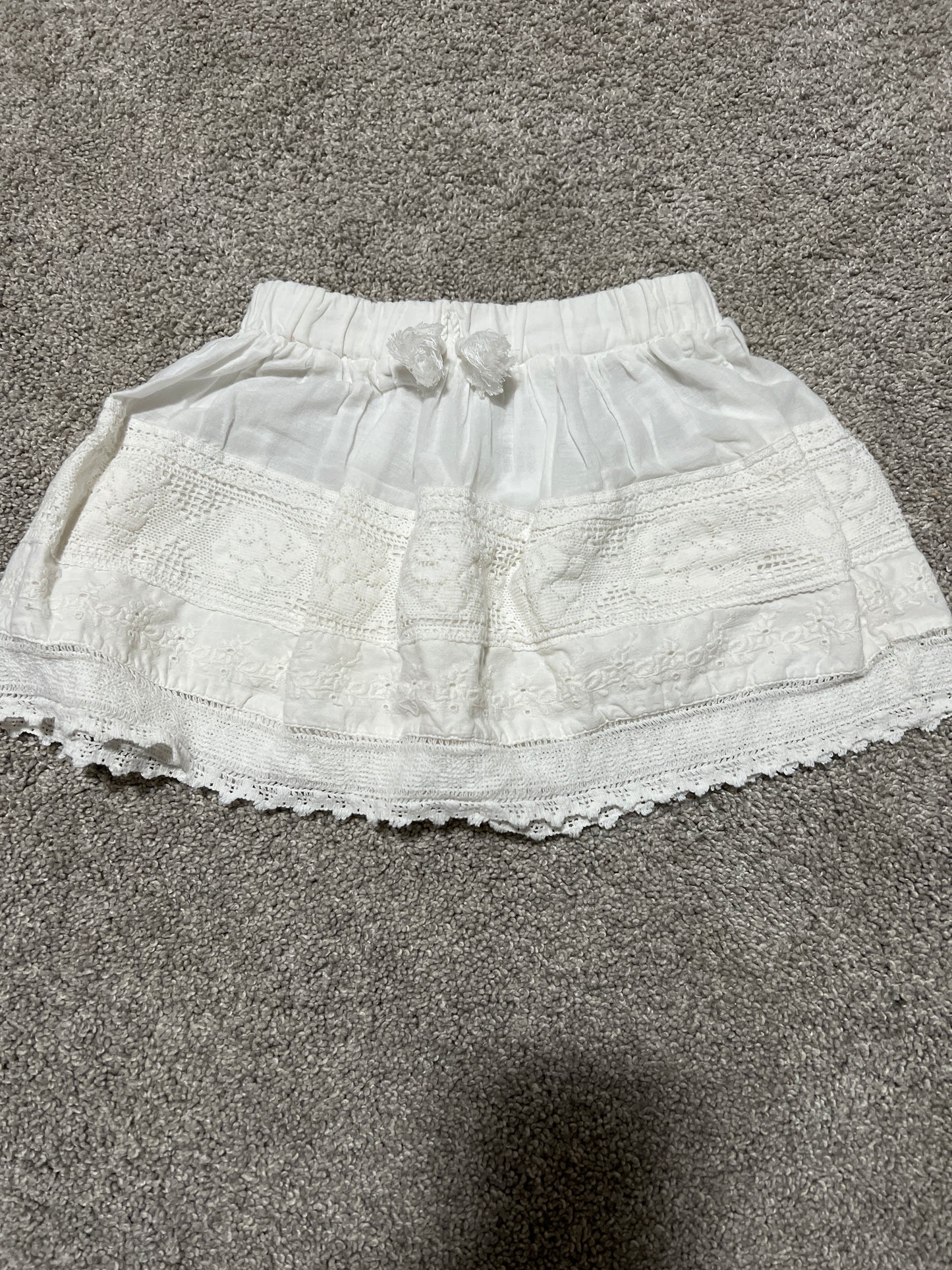 Mayoral White Skirt 3T