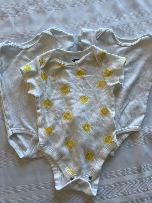 #43 Girls 6-12 mo onesie bundle VGUC