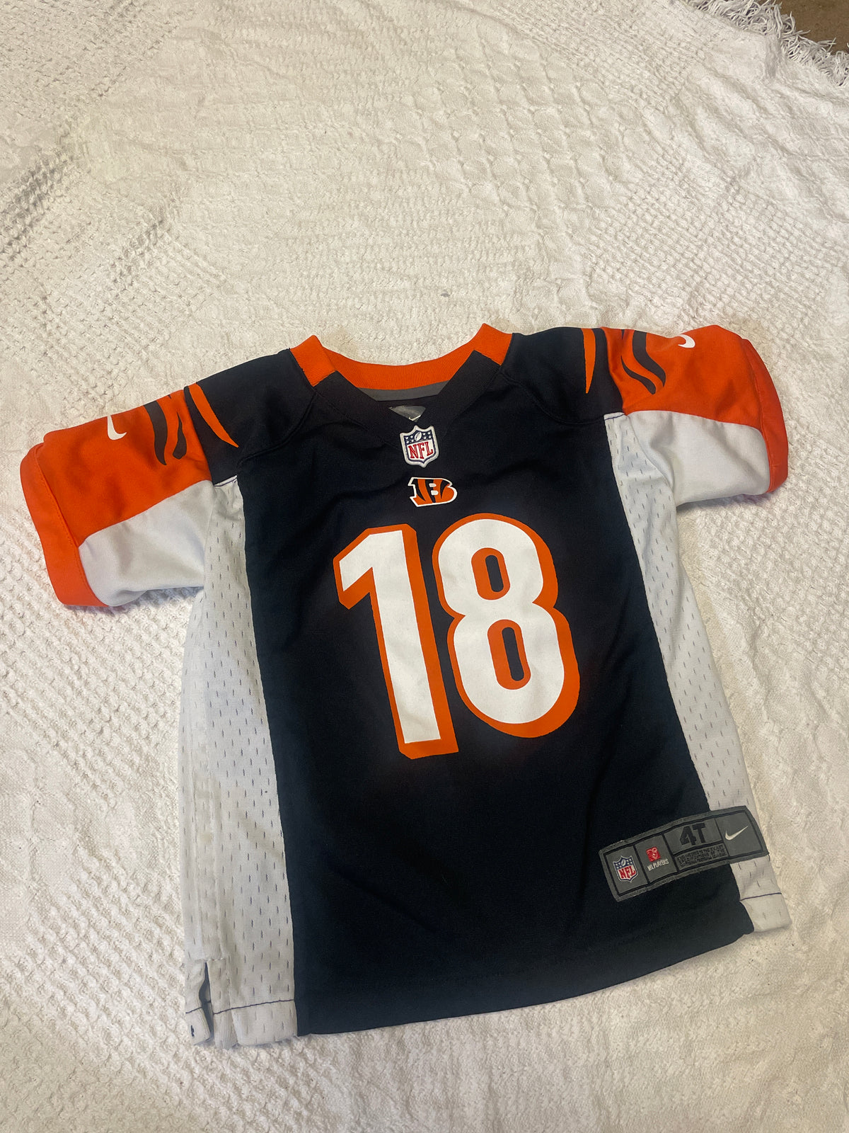 Seller #57 Bengals jersey size 4t