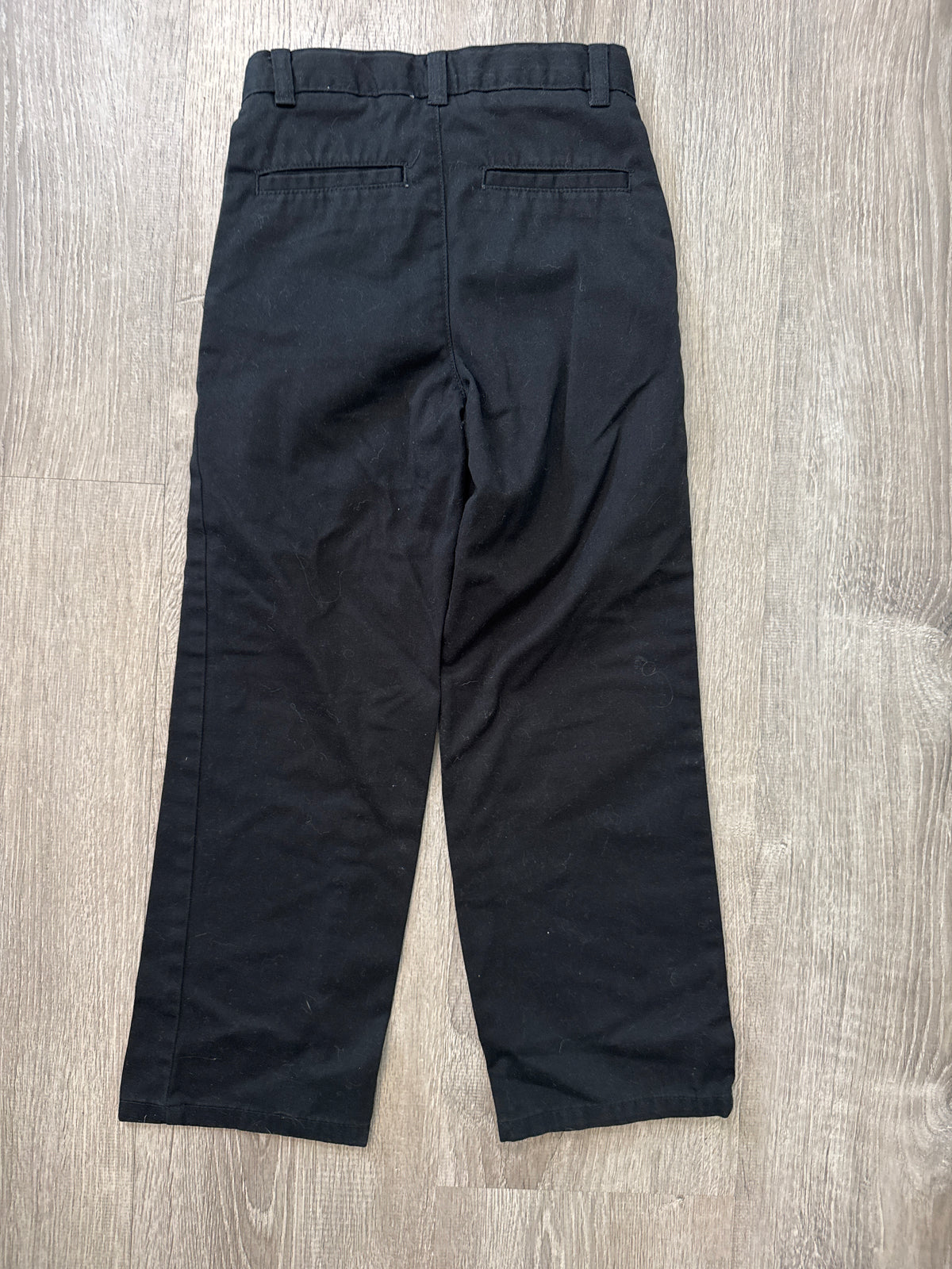#149 Boys 8 slim black chaps chino pants