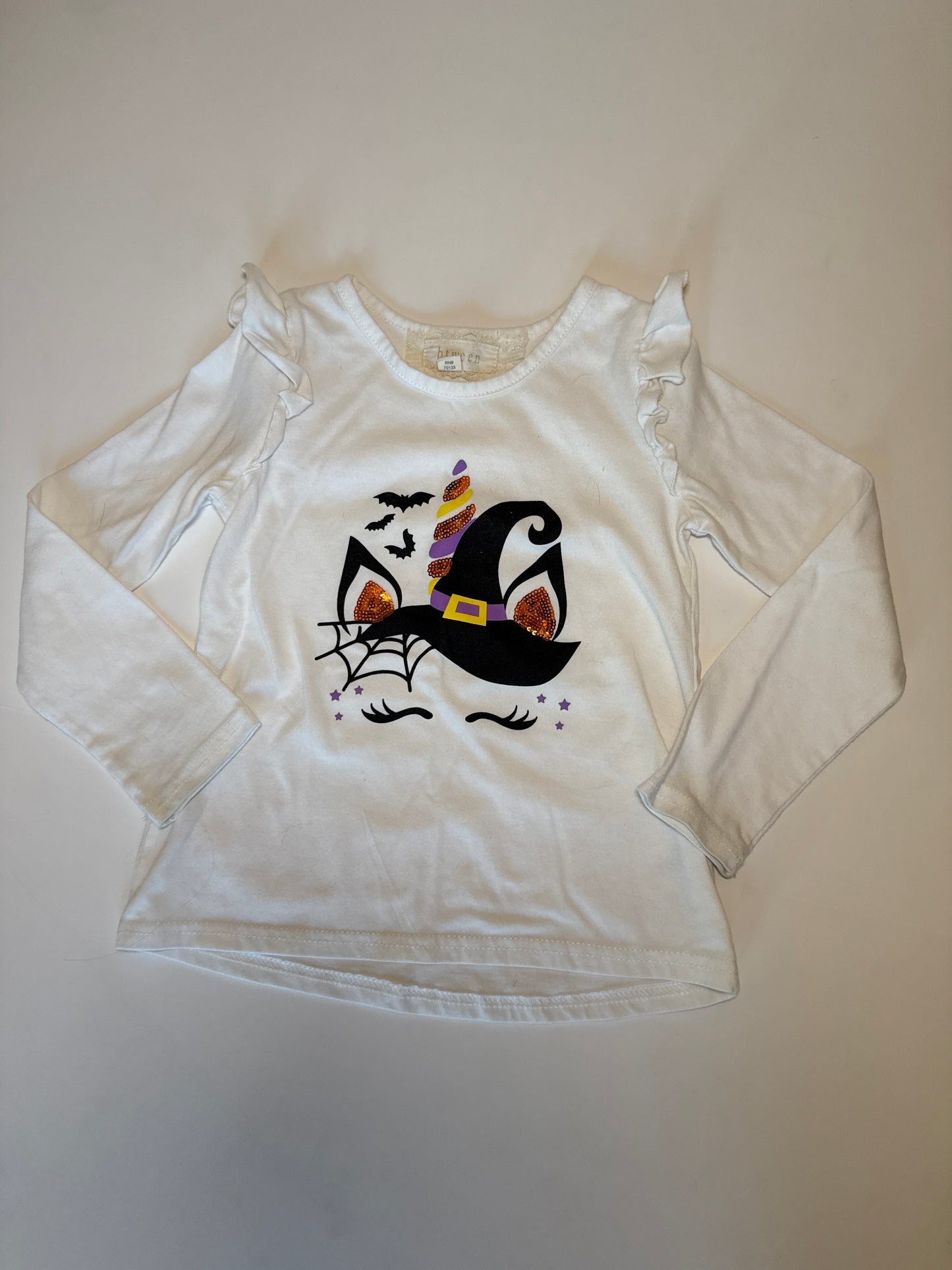 #96 Girls Halloween Unicorn Witch Long Sleeve Size 5