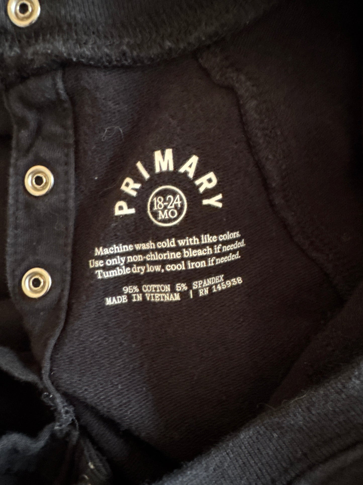 Seller #127 Girls Primary sweatshirt romper size 18-24