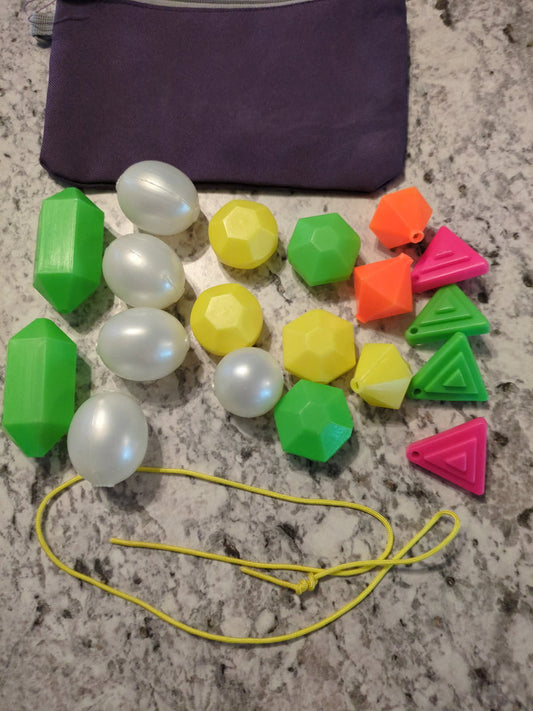 Seller 123 - Plastic Lacing Jewels