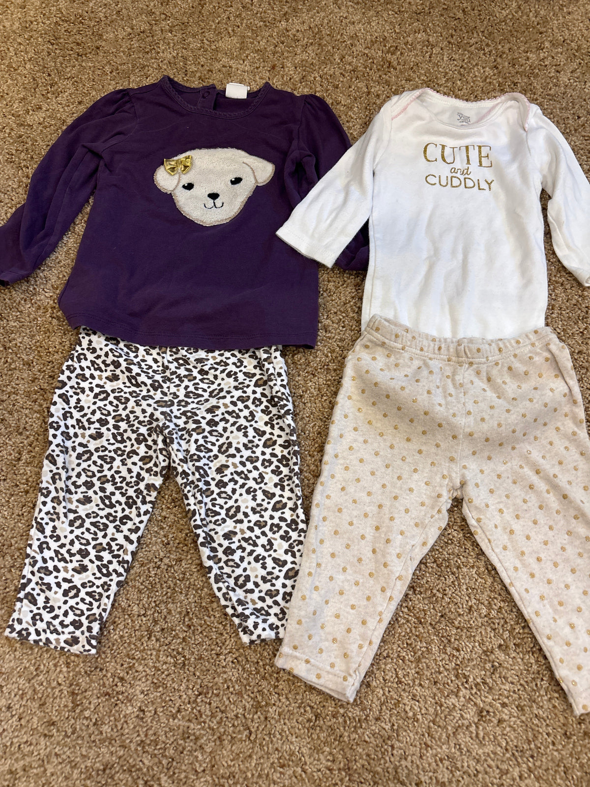 #47, girls 9mo bundle tops and pants
