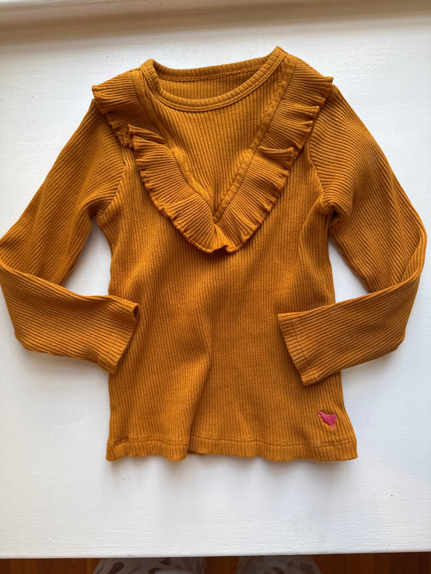 Seller #127 Girls Pink Chicken long sleeve top size 2T