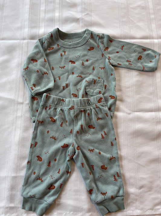 #29  3-6 mo Boys Child of Mine 2 piece outfit EUC