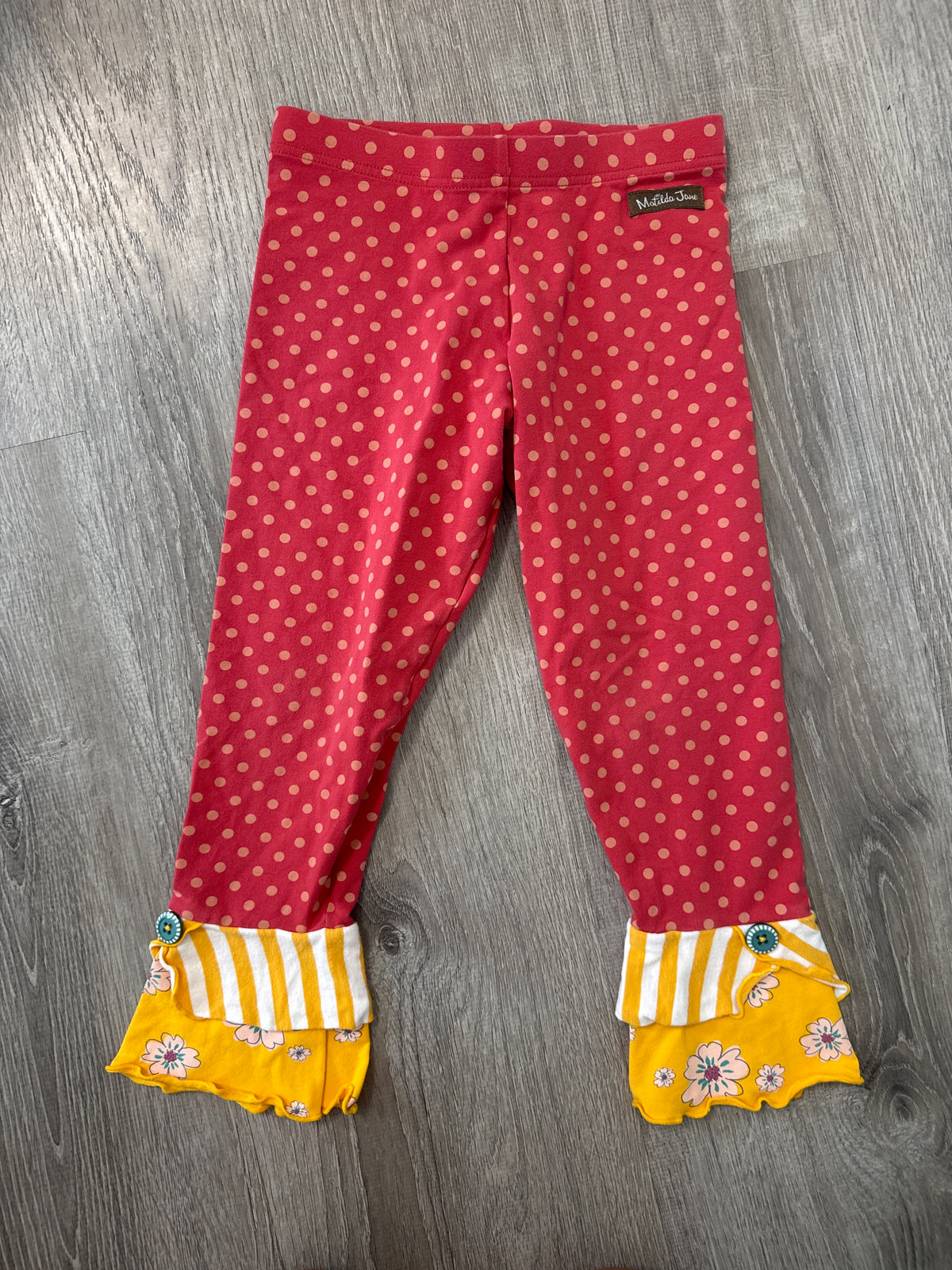#149 Girls Matilda Jane leggings size 8