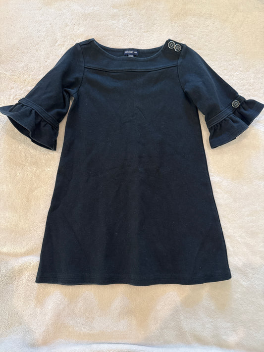 #81 Girls 4 Gap black dress EUC