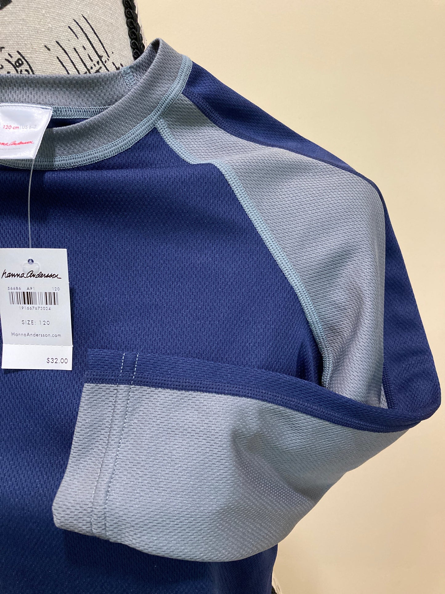 #119-REDUCED!!-Brand New Hanna Andersson long sleeve shirt Size 120 (6/7)