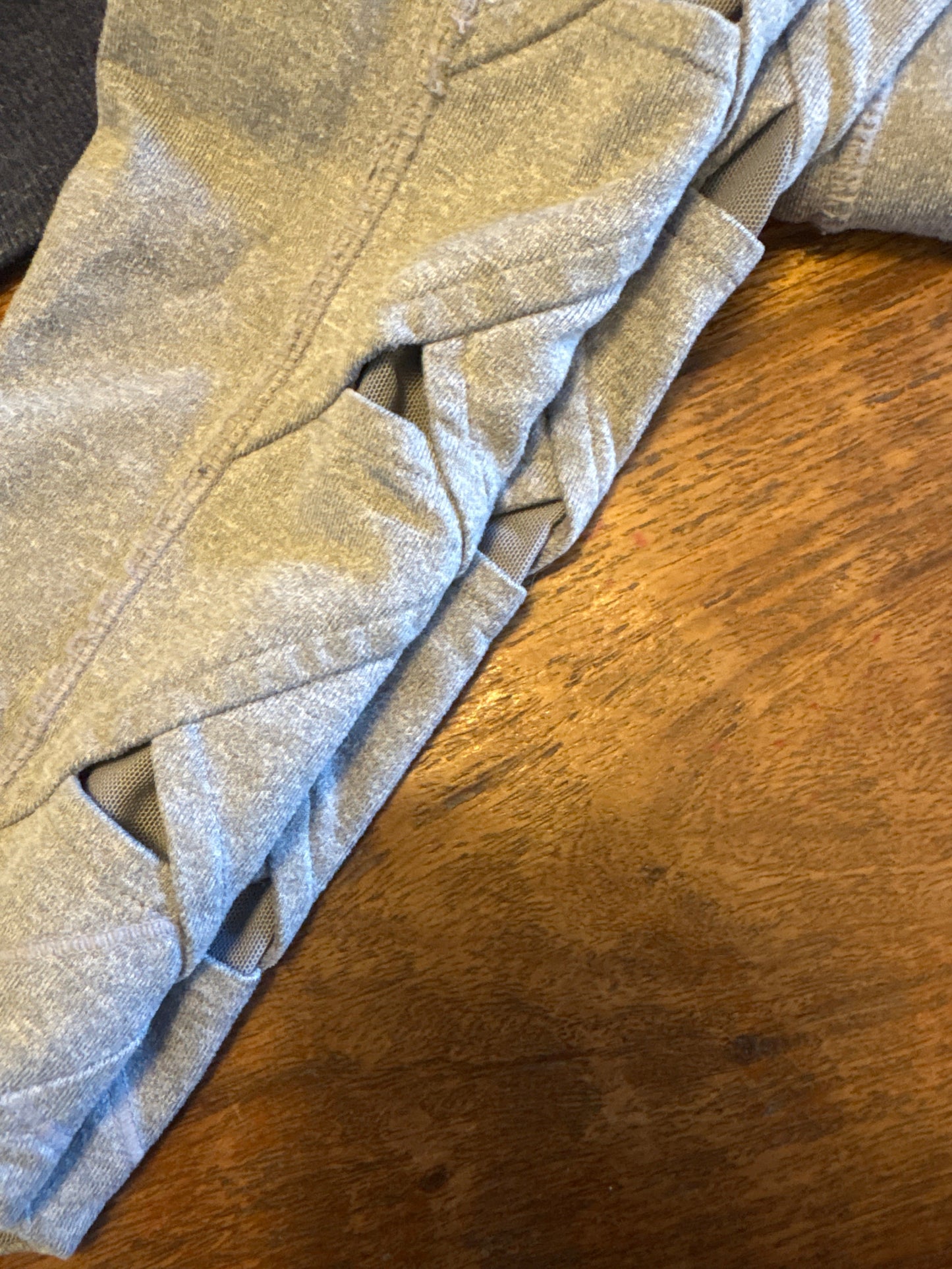 #182 size 6 hoodie + Free athleta leggings due to small holes
