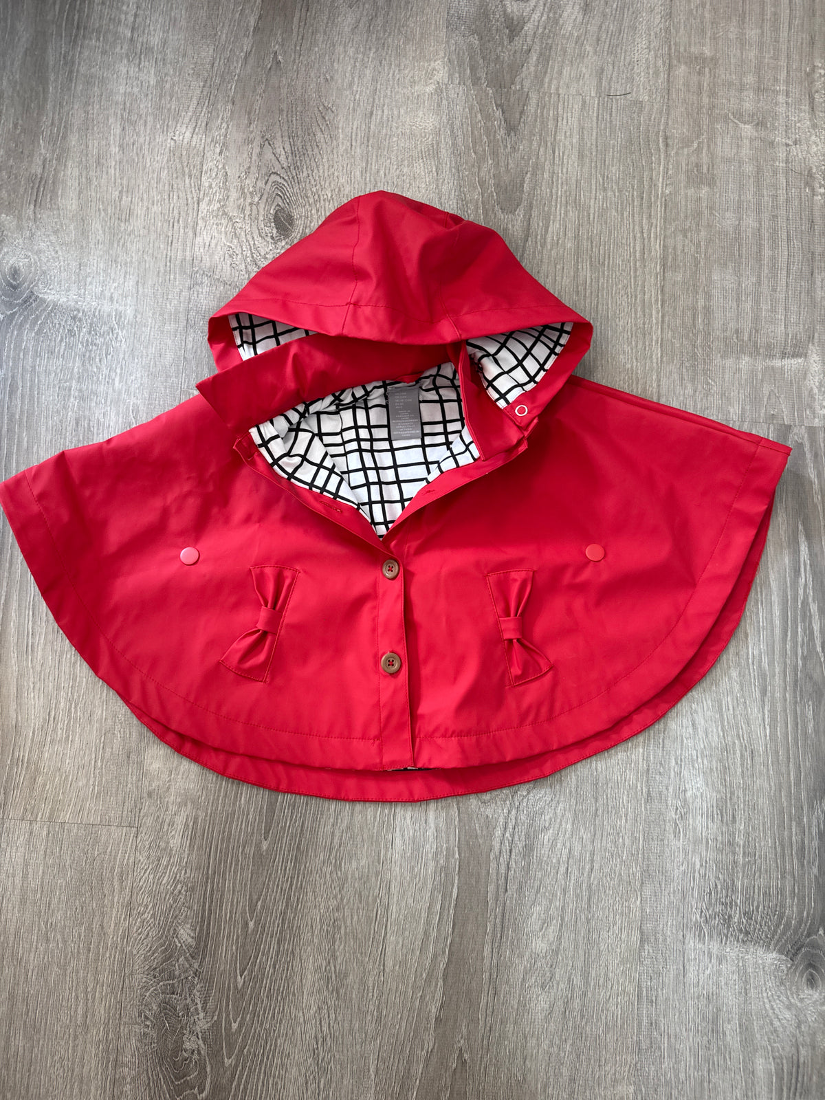 #149 tahari baby girls 24m rain coat cape