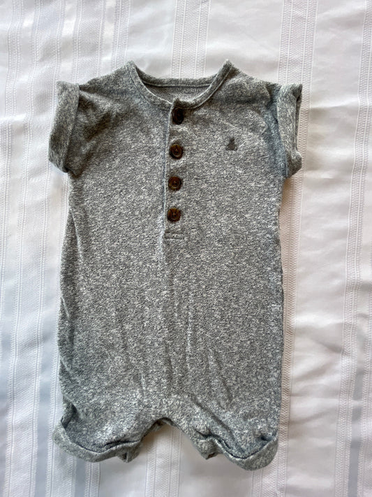 #57  Boys 6-12 mo romper EUC