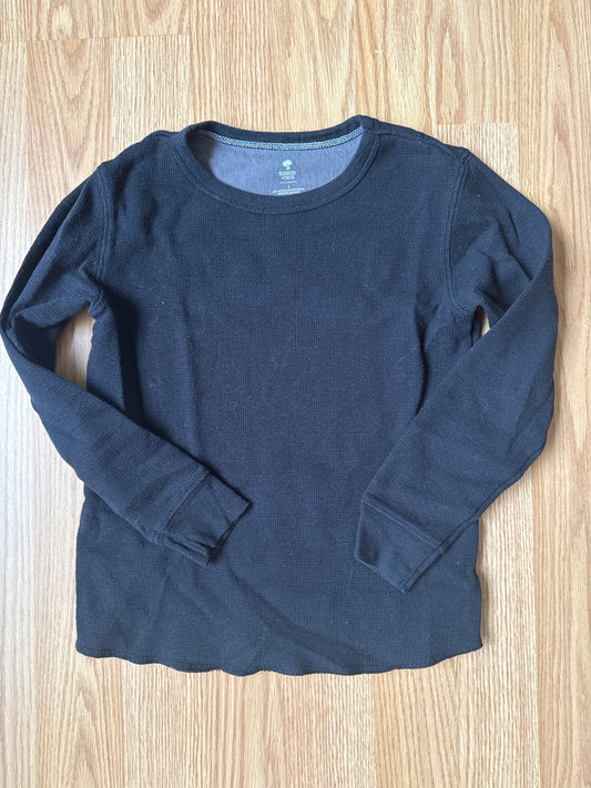 178 Tucker + Tate 3t boys black waffle shirt VGUC