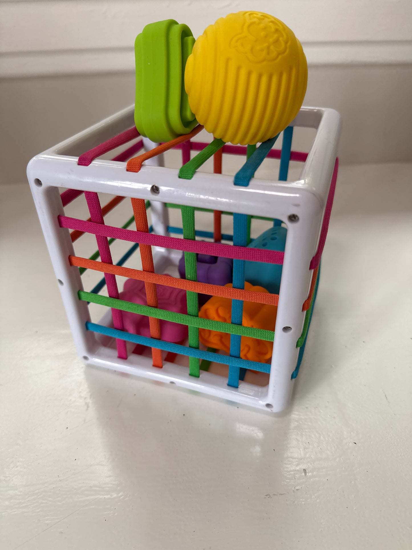 Seller #127 Fat Brain Innybin Multi-Sensory Shape Sorter