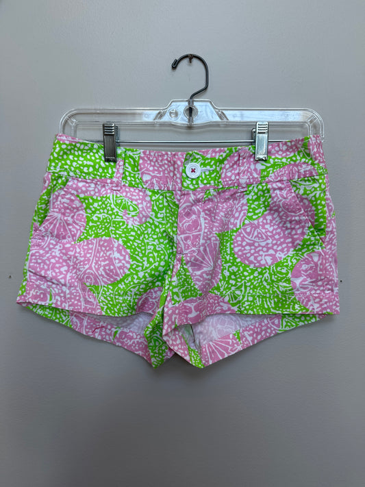 #130 Lilly Pulitzer Sz 00 The Walsh Short Womens