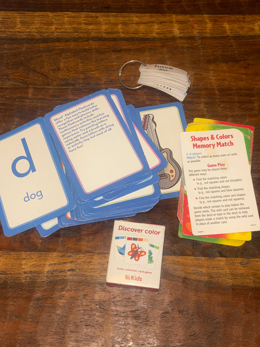 #182 learning cards, sight words