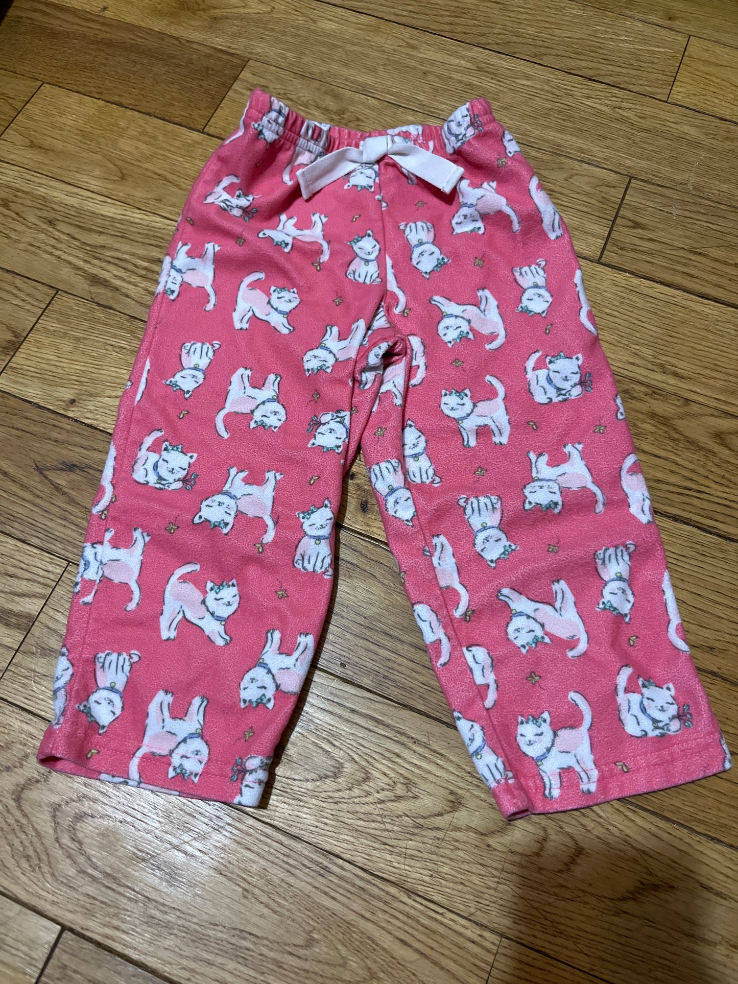 Seller 67 - carters pink fleece cat pj bottoms 2