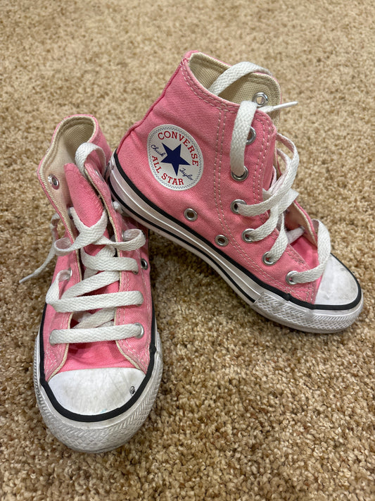 #47, Converse All Star Chuck Taylor pink/white sneakers Kids Size 11