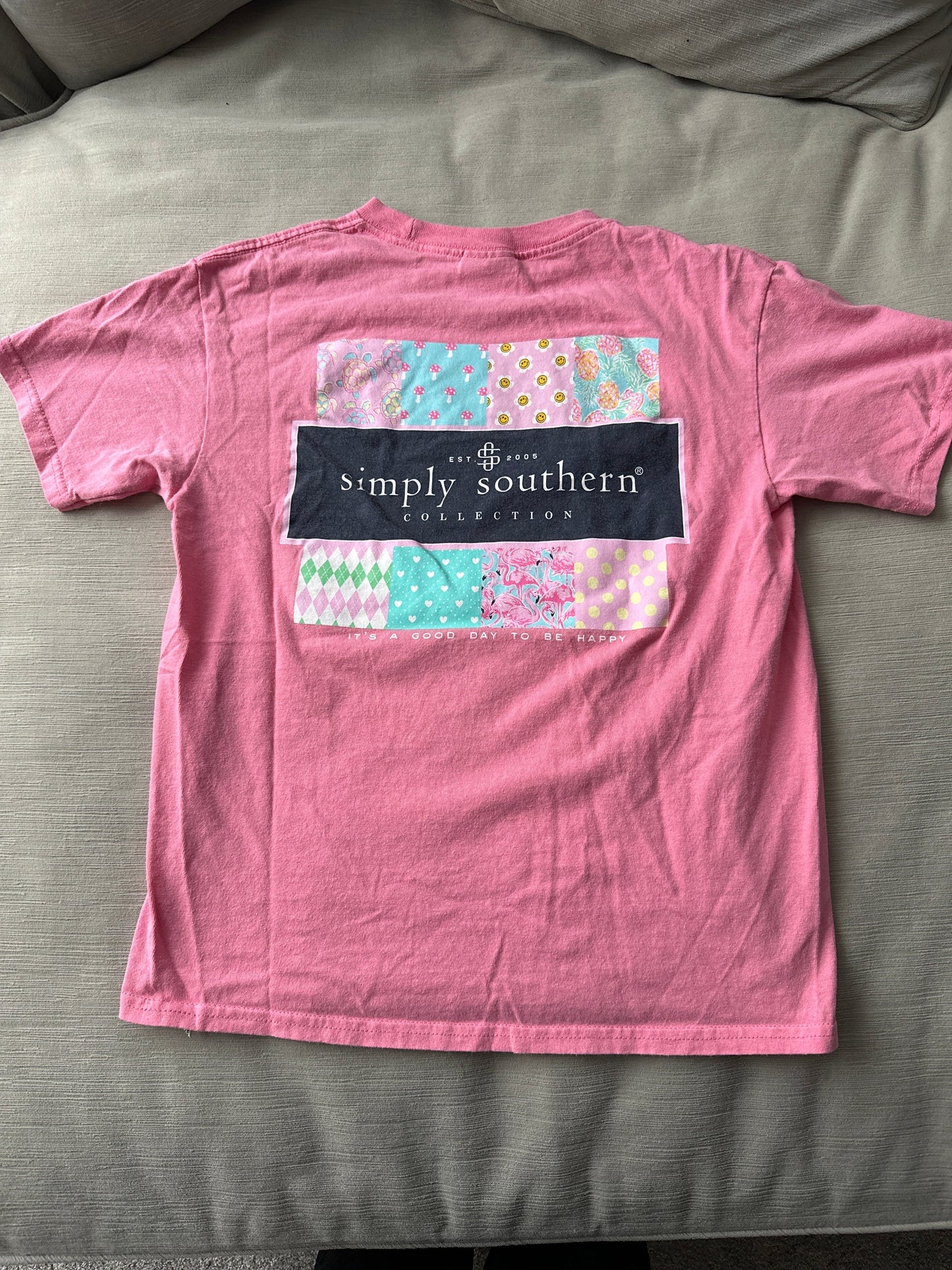 #133 Simply Southern Sz Youth Medium Girls