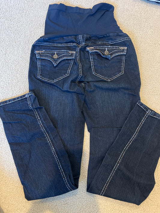 Fade to Blue Denim Maternity jeans, size small