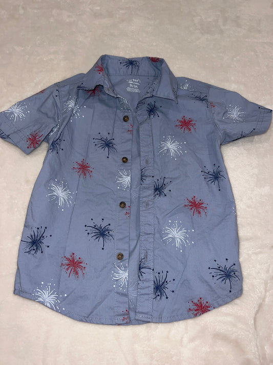 #92A Boys 3t carters shirt euc