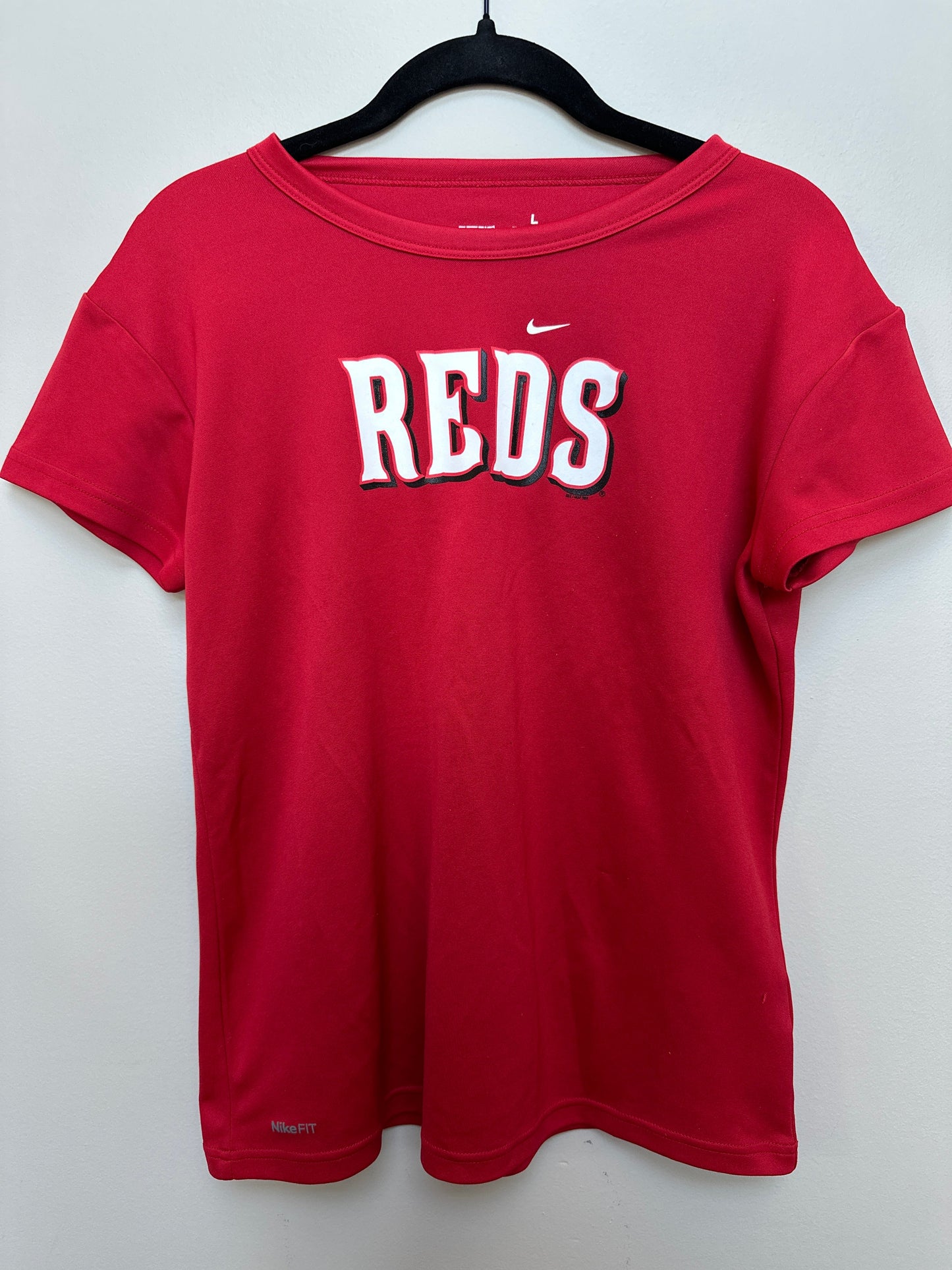 #130 Cincinnati Reds Nike Dryfit Girls Sz Large 12-14 Tshirt