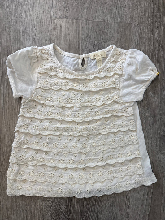 Seller#149 Girls Matilda Jane Cream Lace top size 4