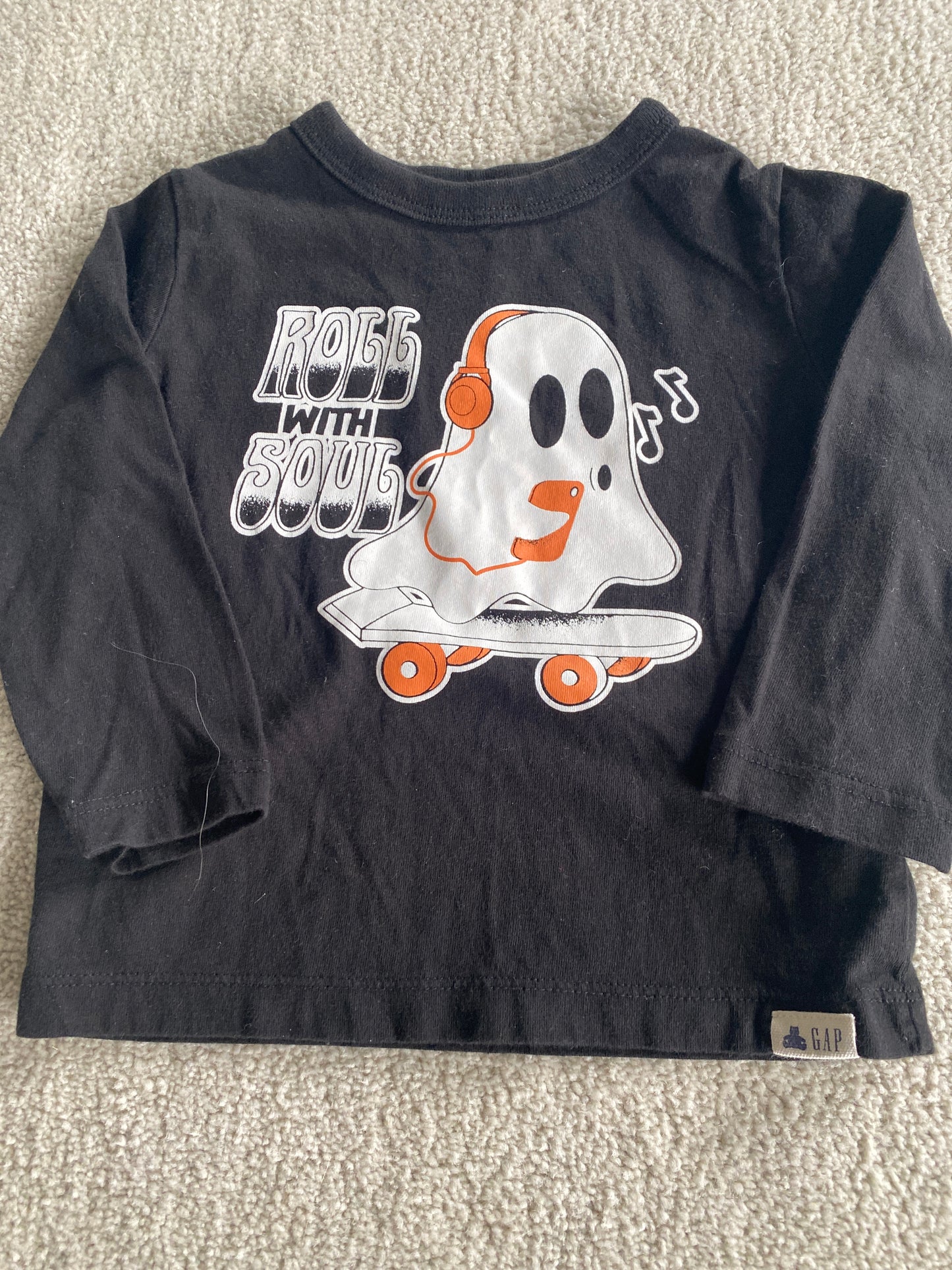 #36 BabyGap Halloween TSshirt long-sleeve 12-18M