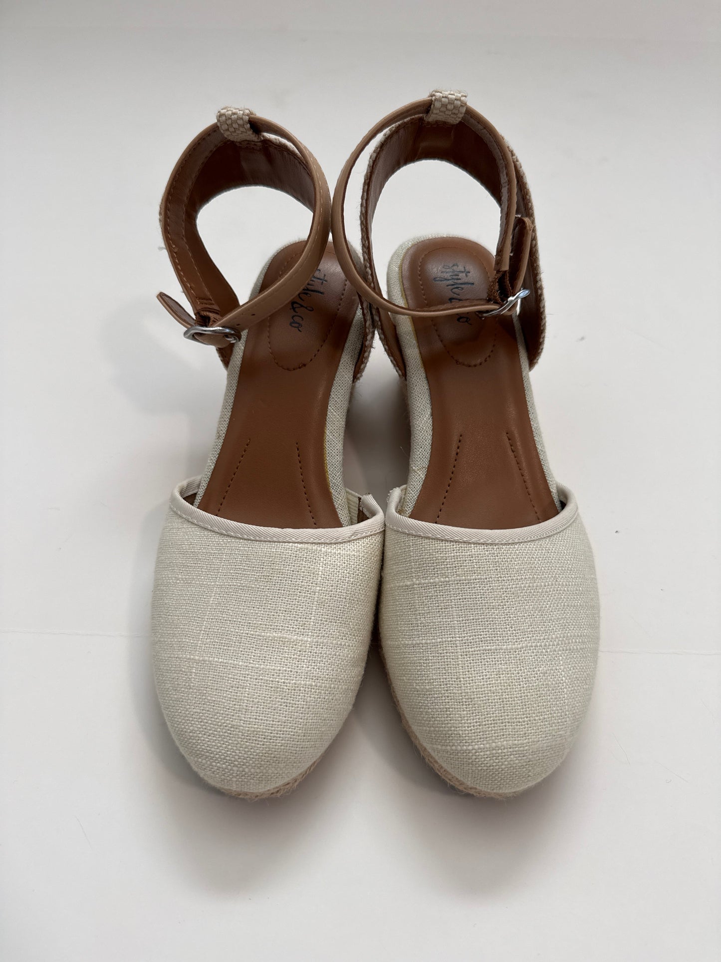 #64 Womens Espadrille Heels Size 7 (worn once)