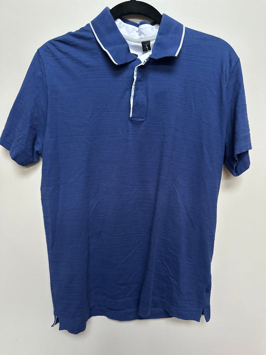 #133 Hugo Boss Mens Polo Sz Large Blue