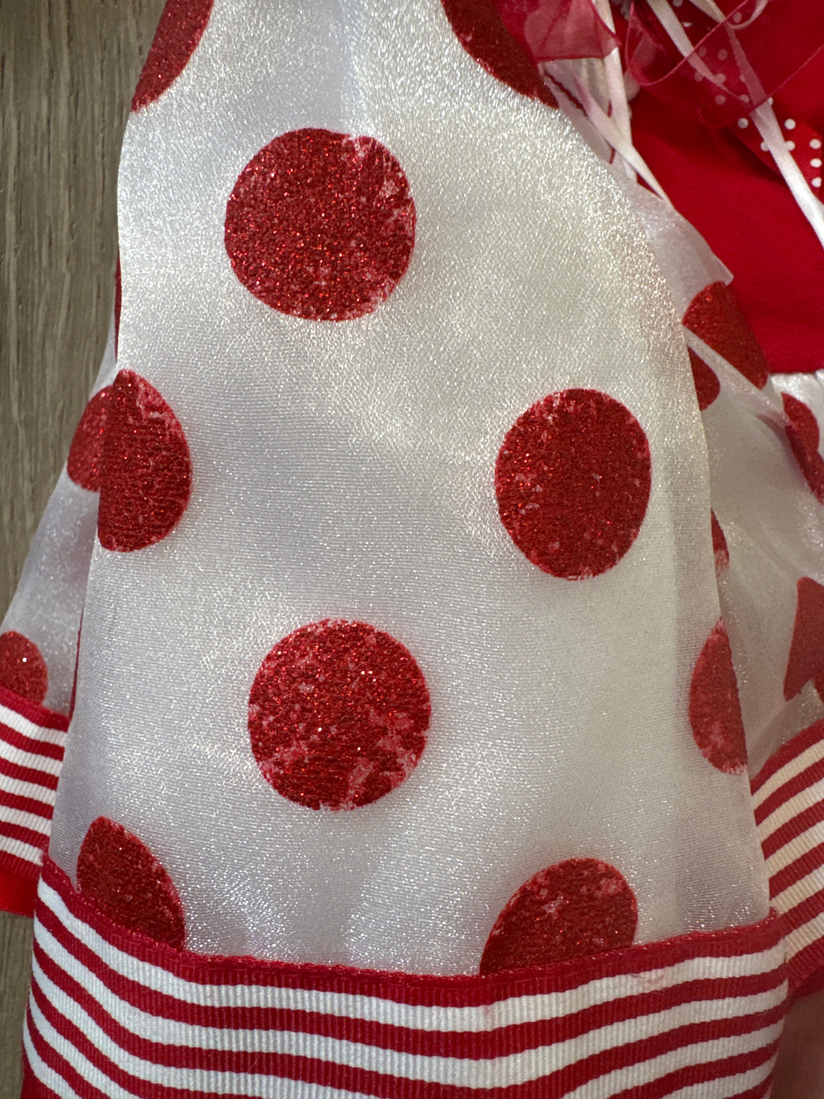 #149 Girls Rare Editions 2T candy cane dress