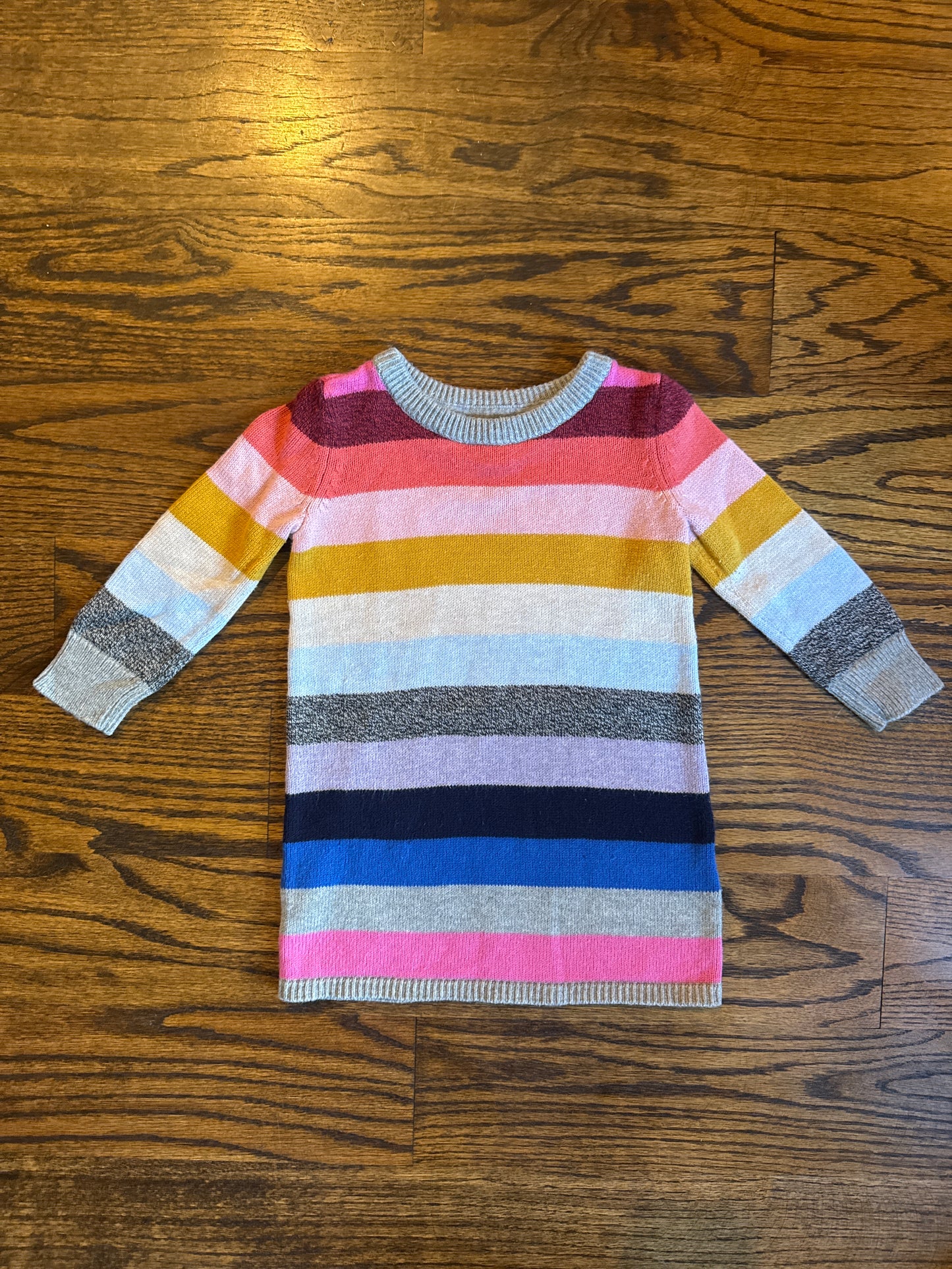 Seller #172 Baby Gap Girls Striped Sweater Dress, Size 12-18m