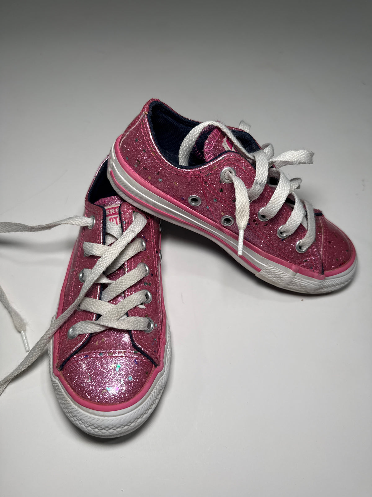 #64 Converse Sparkly Star Sneakers 11