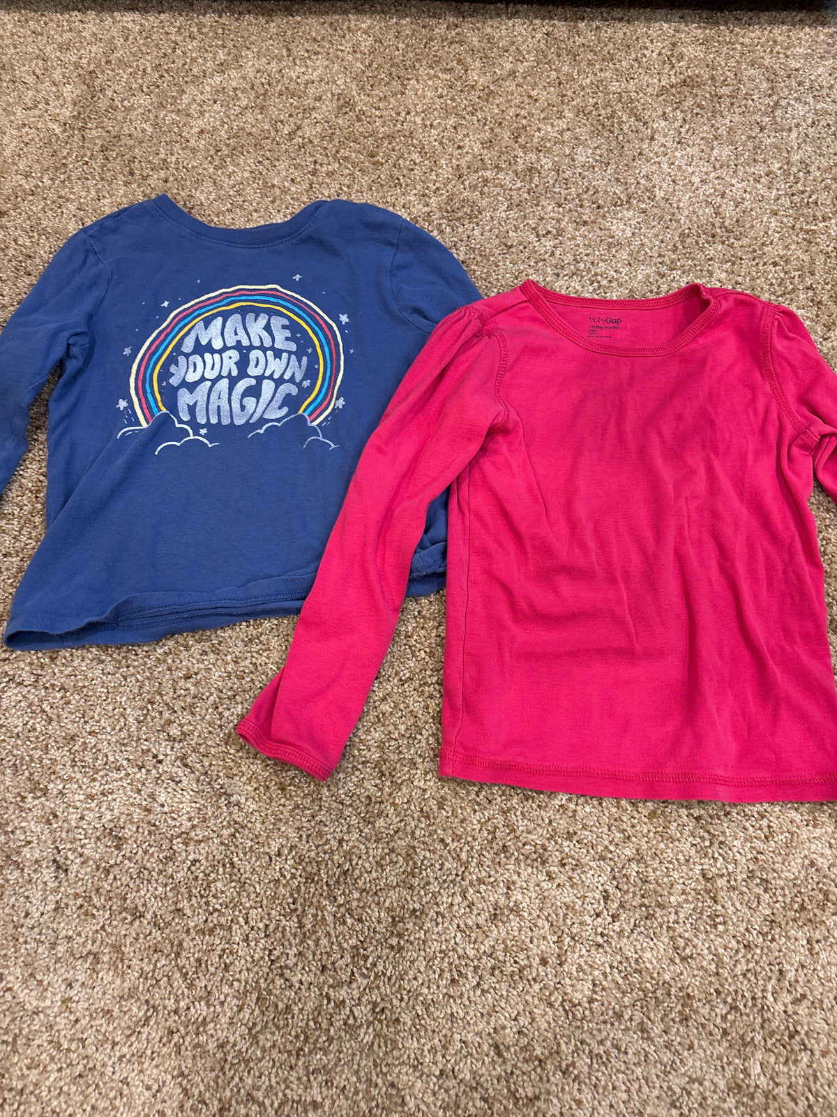 #47, girls 5T Old Navy, Gap shirts