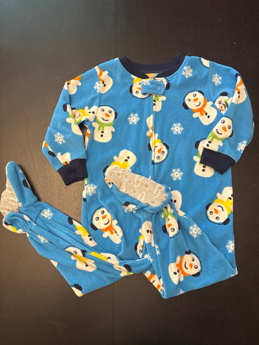 #166 boys Carters 18mo footie pajamas