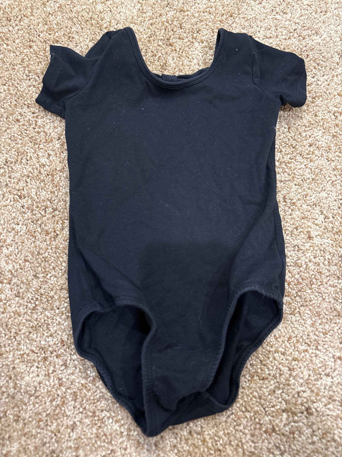 #47, girls Stelle black dance leotard Kids Size 4/5T
