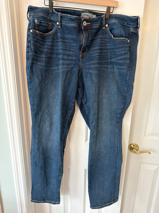 #47 women’s jeans. Torrid brand. Size 20T. Boyfriend straight