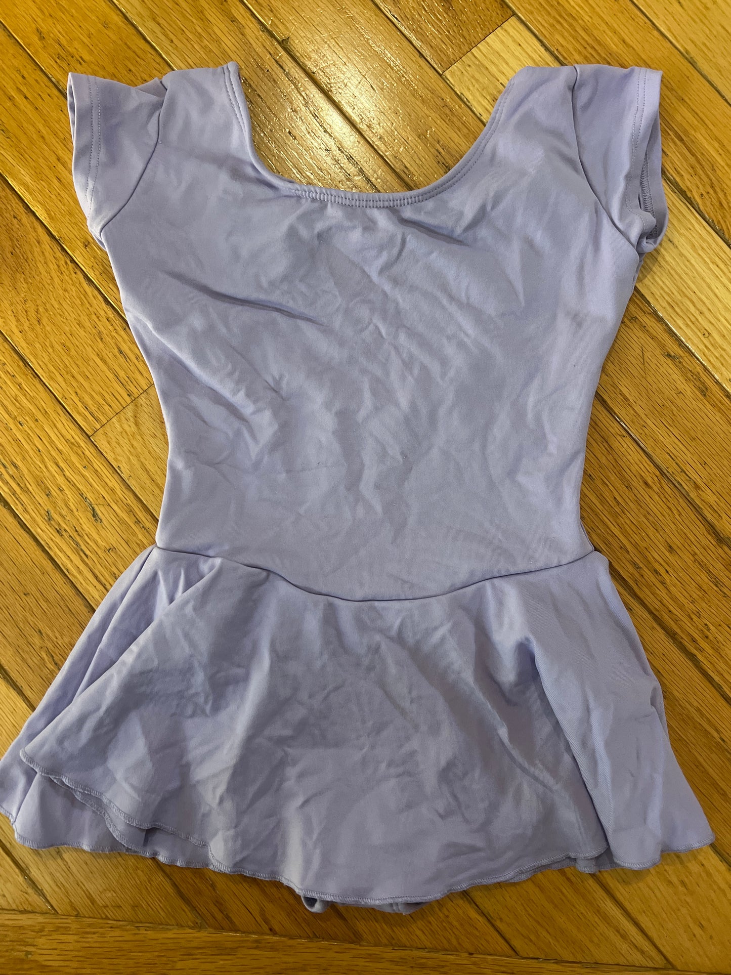 89A eurotsrd size INT (6-7) purple ballet skirted leotard